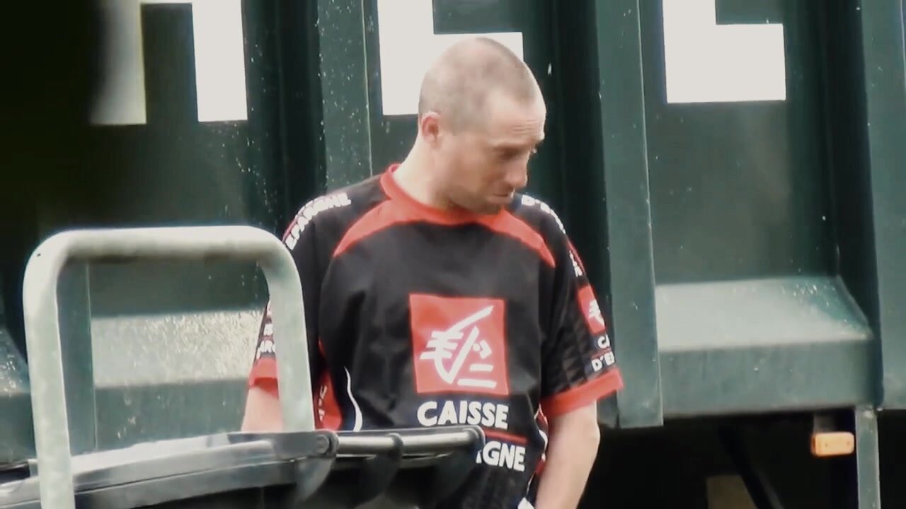 Hot Trucker pissing