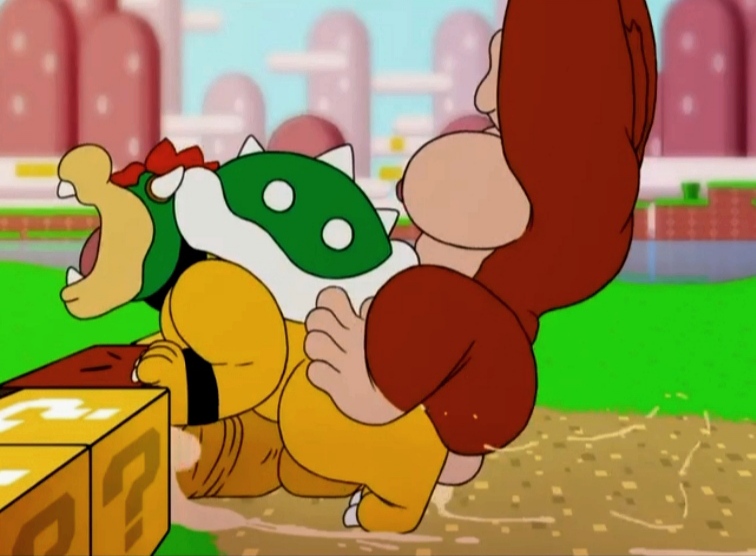 gay Bowser gets fucked roughly