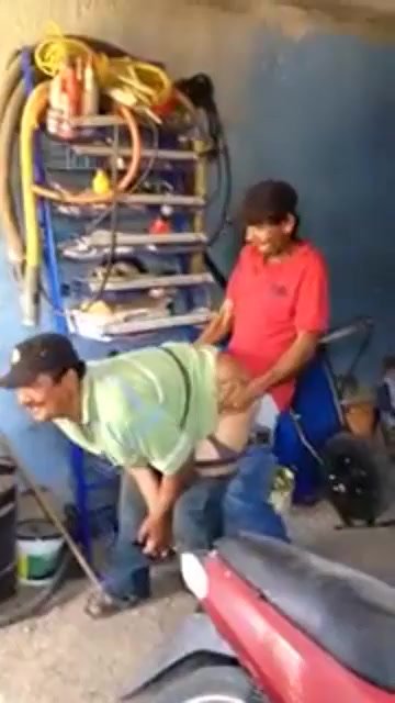 Mexican mechanic's boss asked if he could fuck him