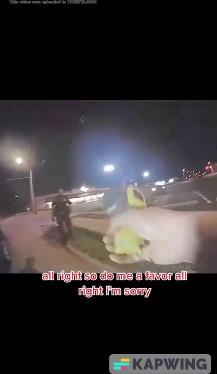 Desperate girl pees her pants during DUI arrest