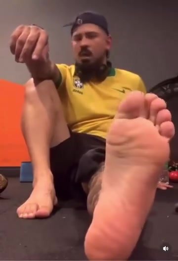 Brazilian guy's feet