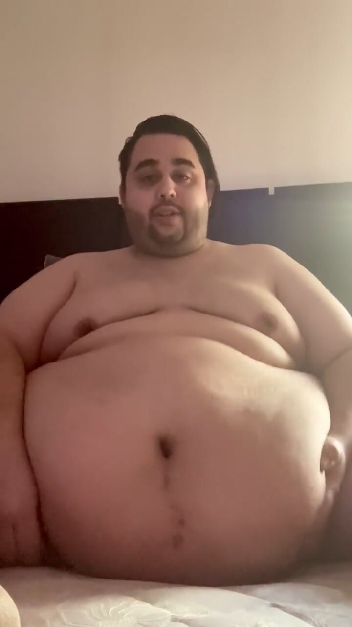 super chubby man slob belly