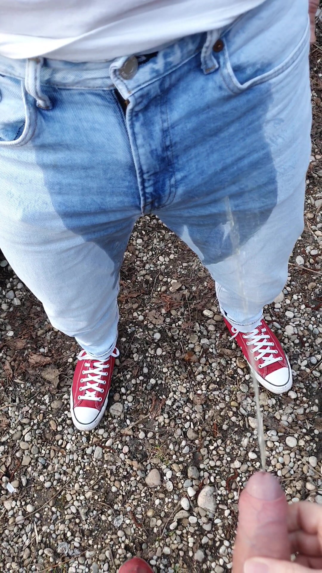Soaking jeans