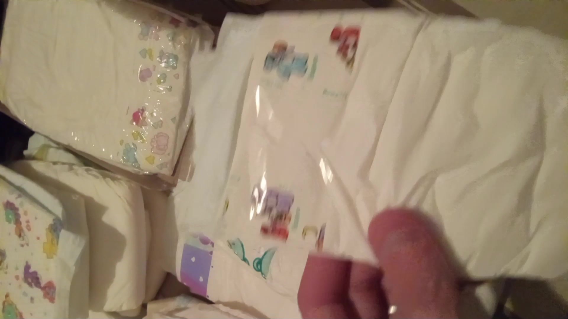 Collection of vintage baby diaper