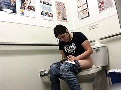 College girl pooping
