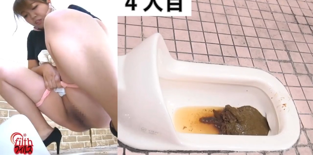 Japanese girls pooping habits (with no flush)