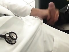 Doctor Jacking Off In The Office