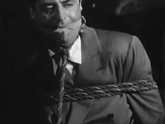 Gag and rope scene with Cary Grant