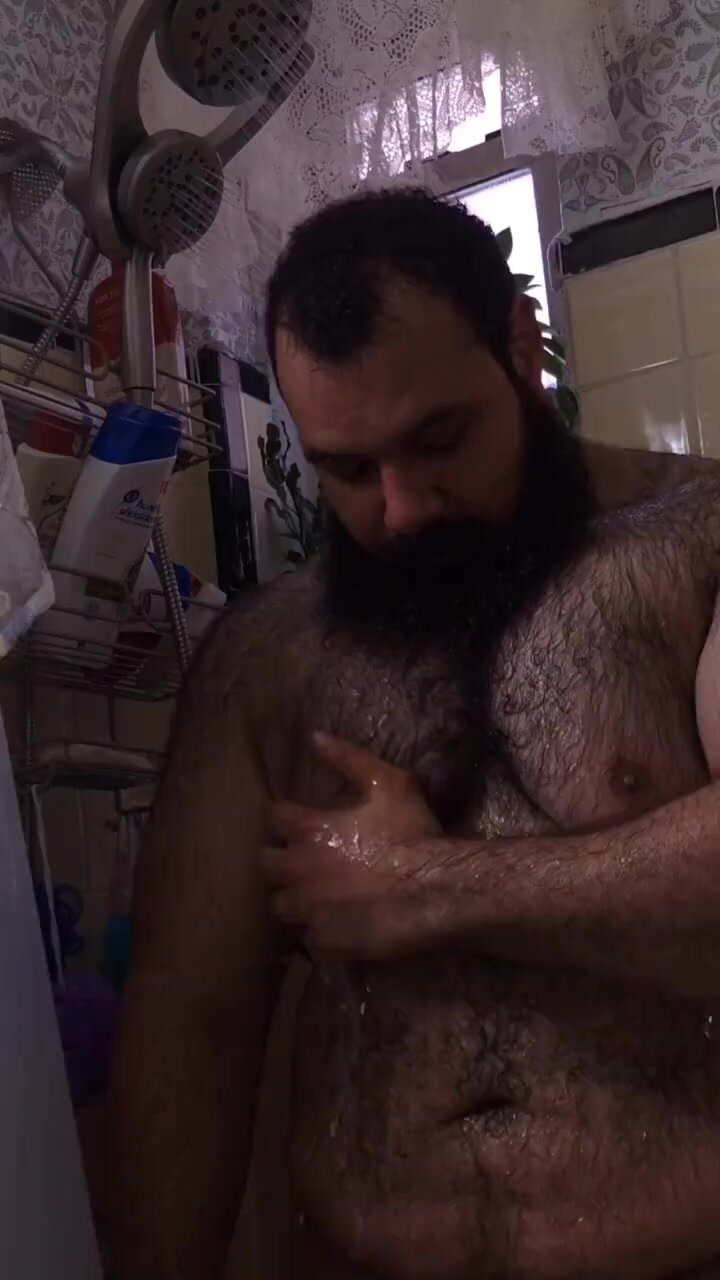 extremely hot bearded bear slow motion