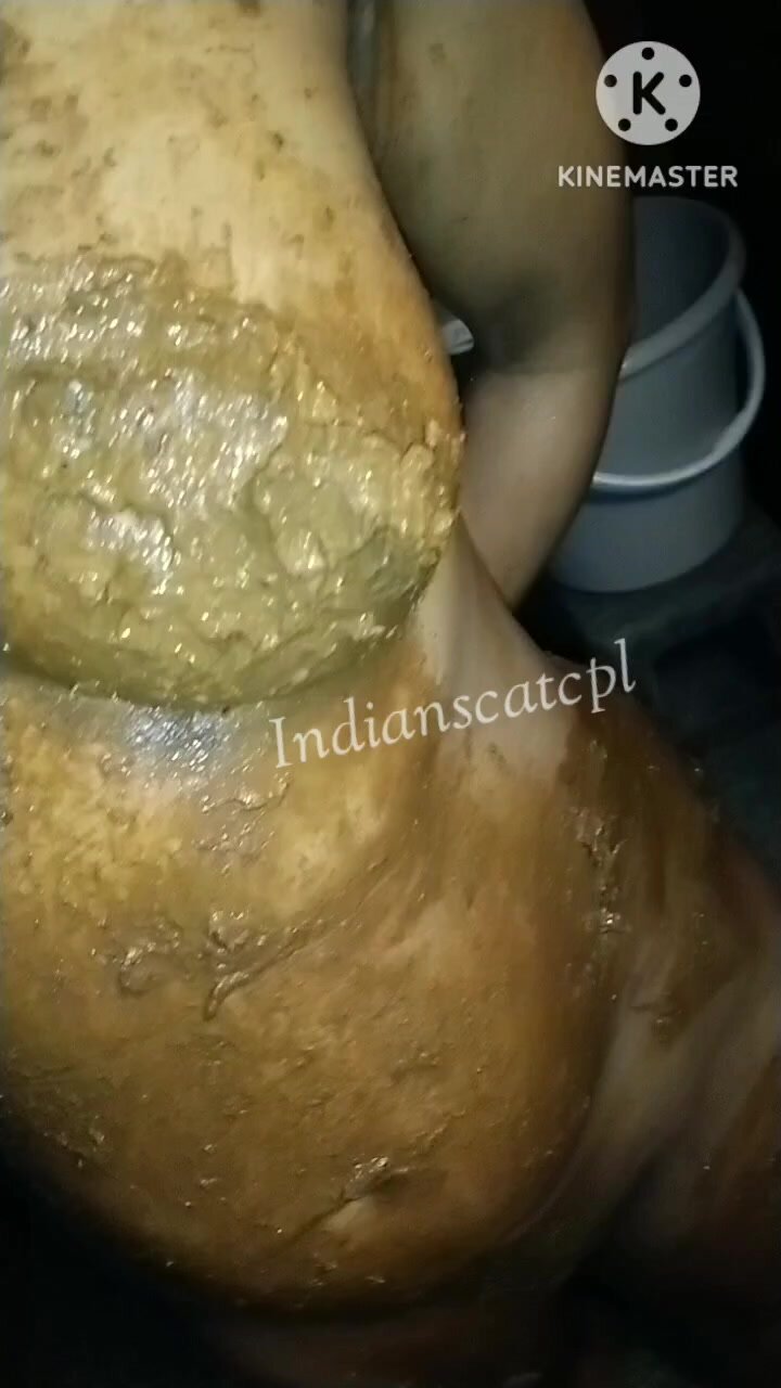 Indian girl cover with scat