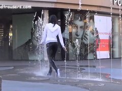 wetlook jeggins in fountains