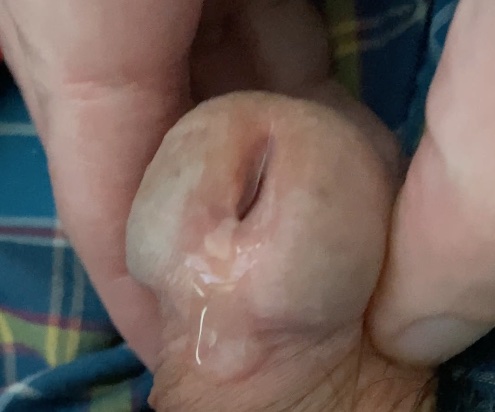 Leaking Cock, Had to Take Care of It