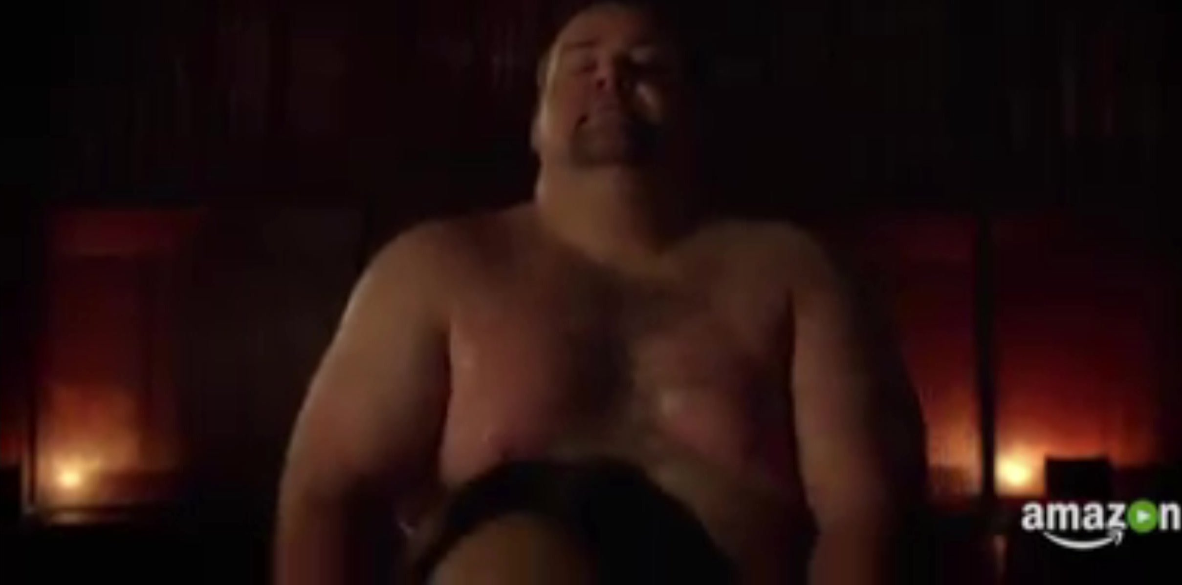 Chubby man sex scene