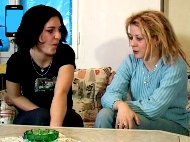 Lesbians play with shit and piss