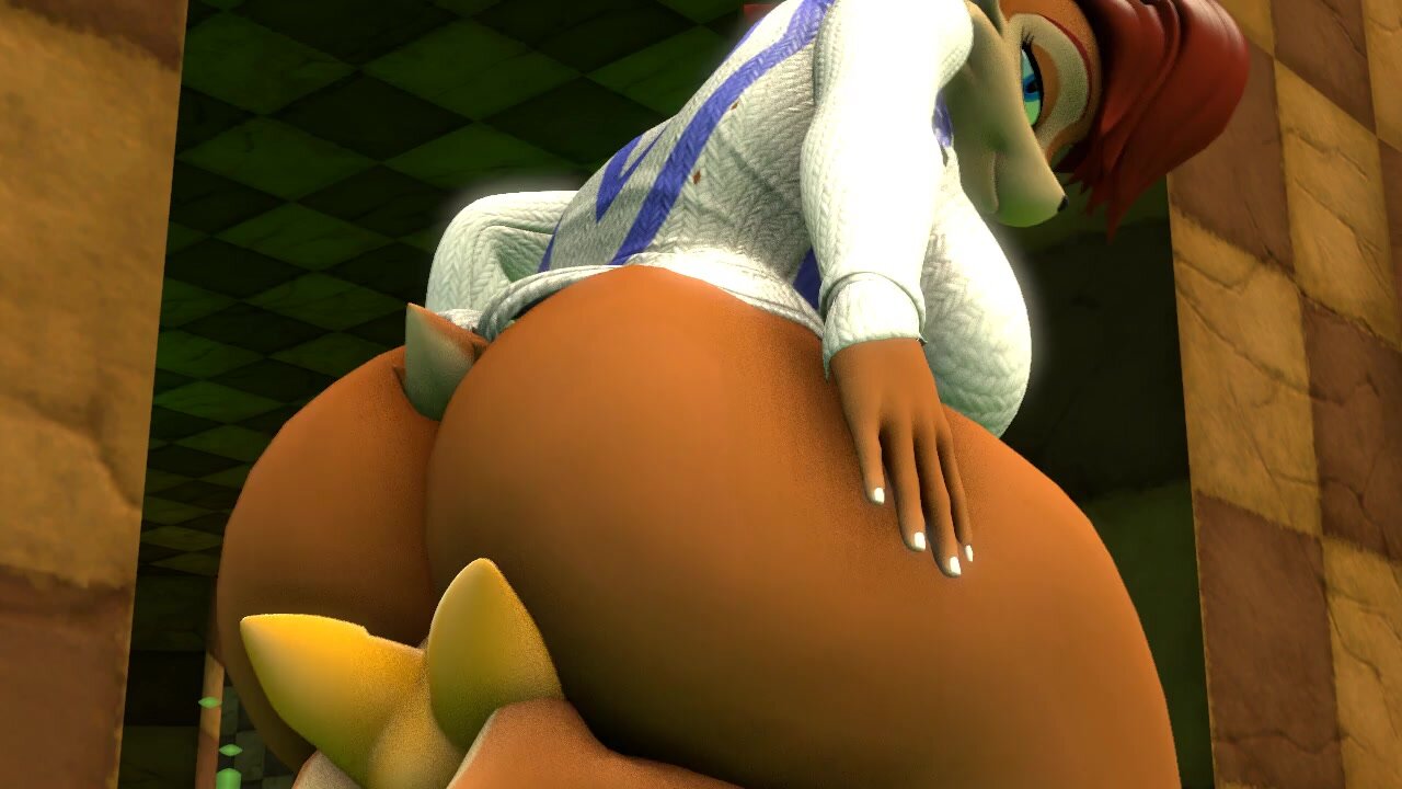 Sonic girls fart on tails