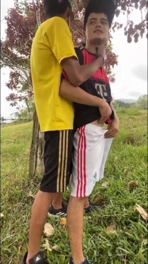 Brazilians are flashing and playing outdoor (no cum)