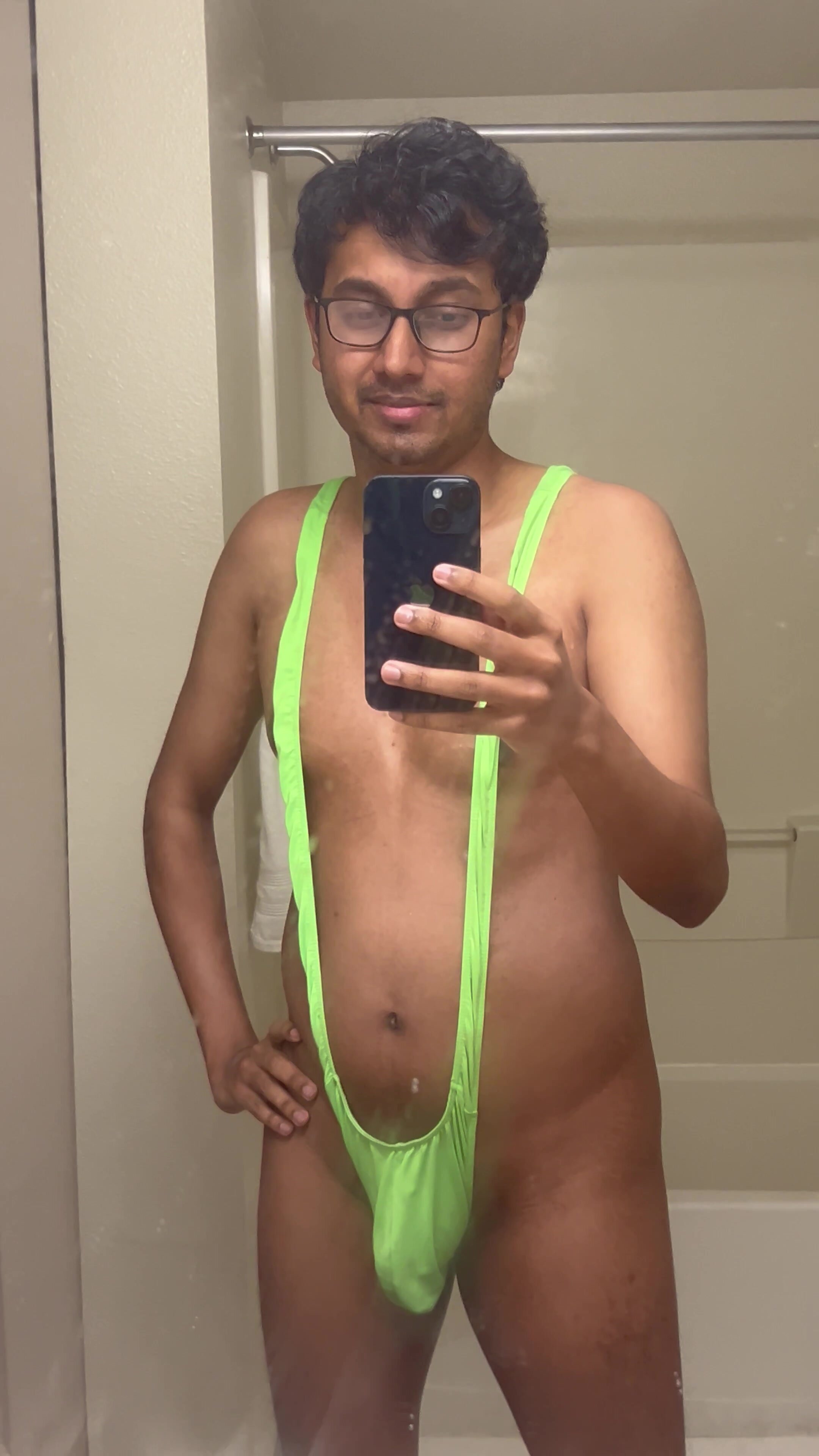Indian boy thong selfie