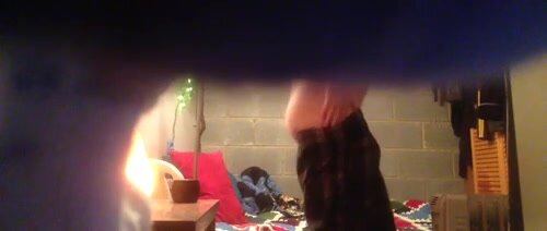 Spy cam of my roommate jerking off