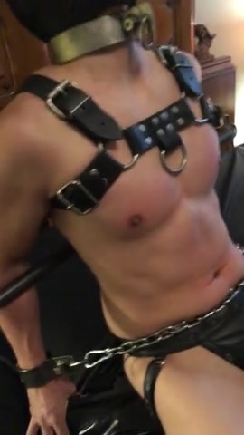 Quick chest whipping for Slave