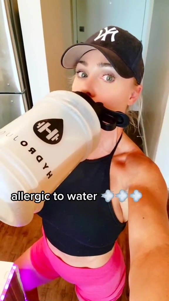 Allergic to water