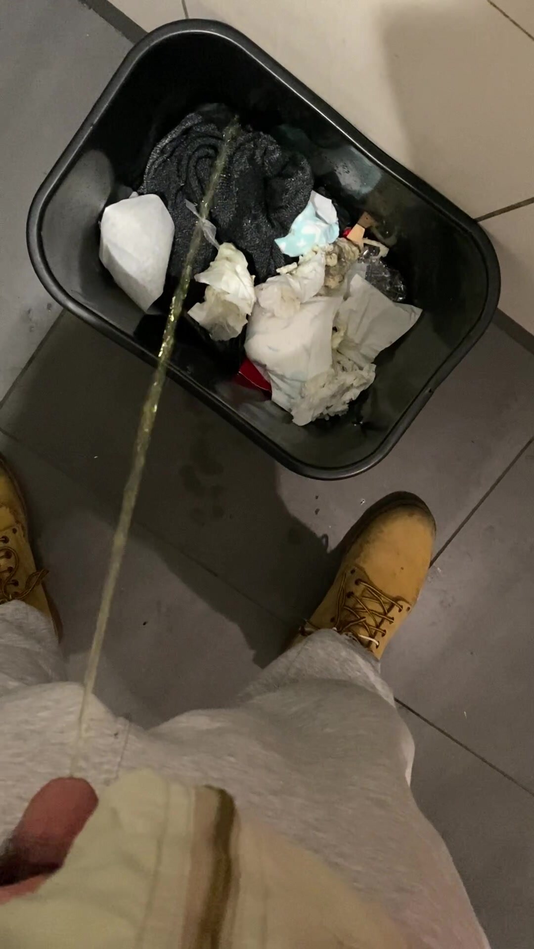 Trash Can Piss - video 3