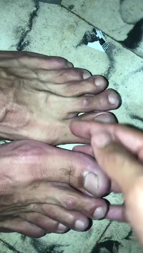 Long latino hairy toes tops 2