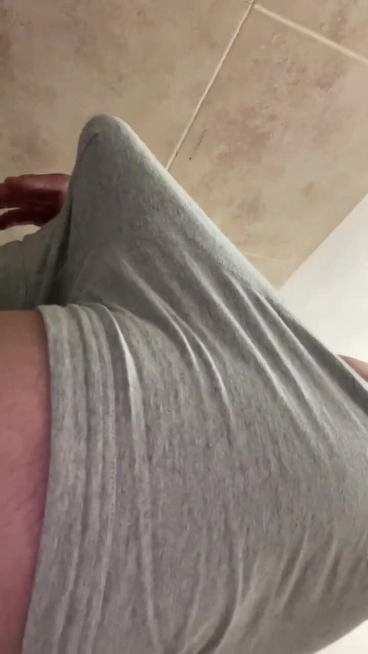 str8 teen shows his dick from underwear
