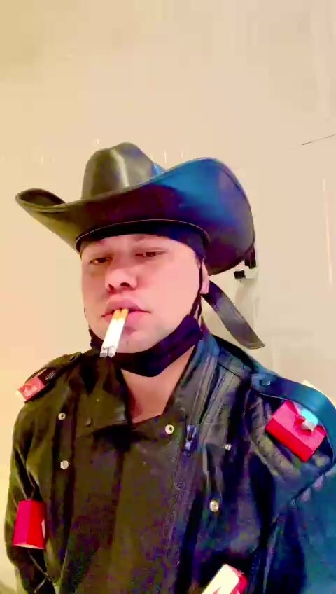 Dumb  Cowboy Jose Smoking  2 cigs same time