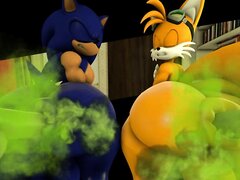 Sonic and Tails farting