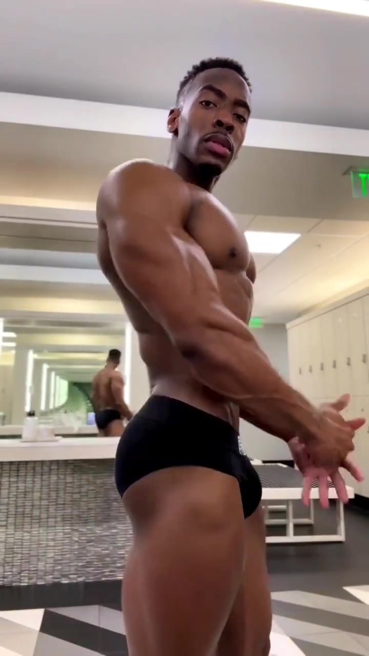 Young Black African Muscle Hunk