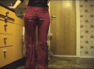 Girl wetting pants - video 11