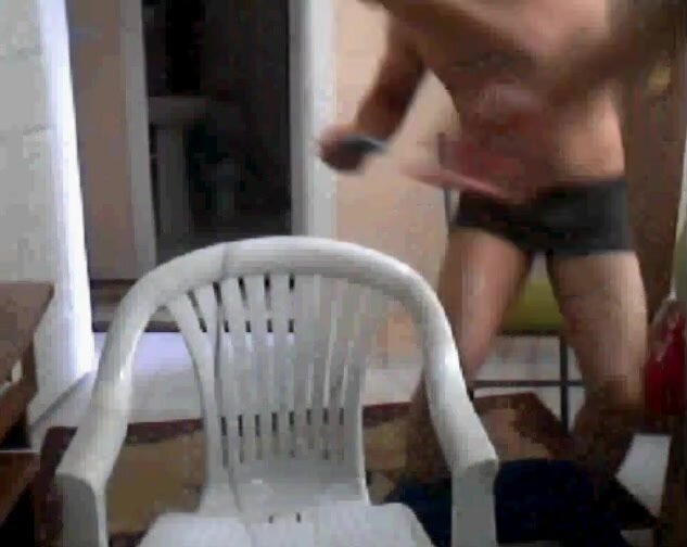 Two Turkish boys jerking off in a live show