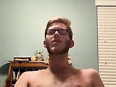 hung horny hairy young str8 nerd jacks off - video 2