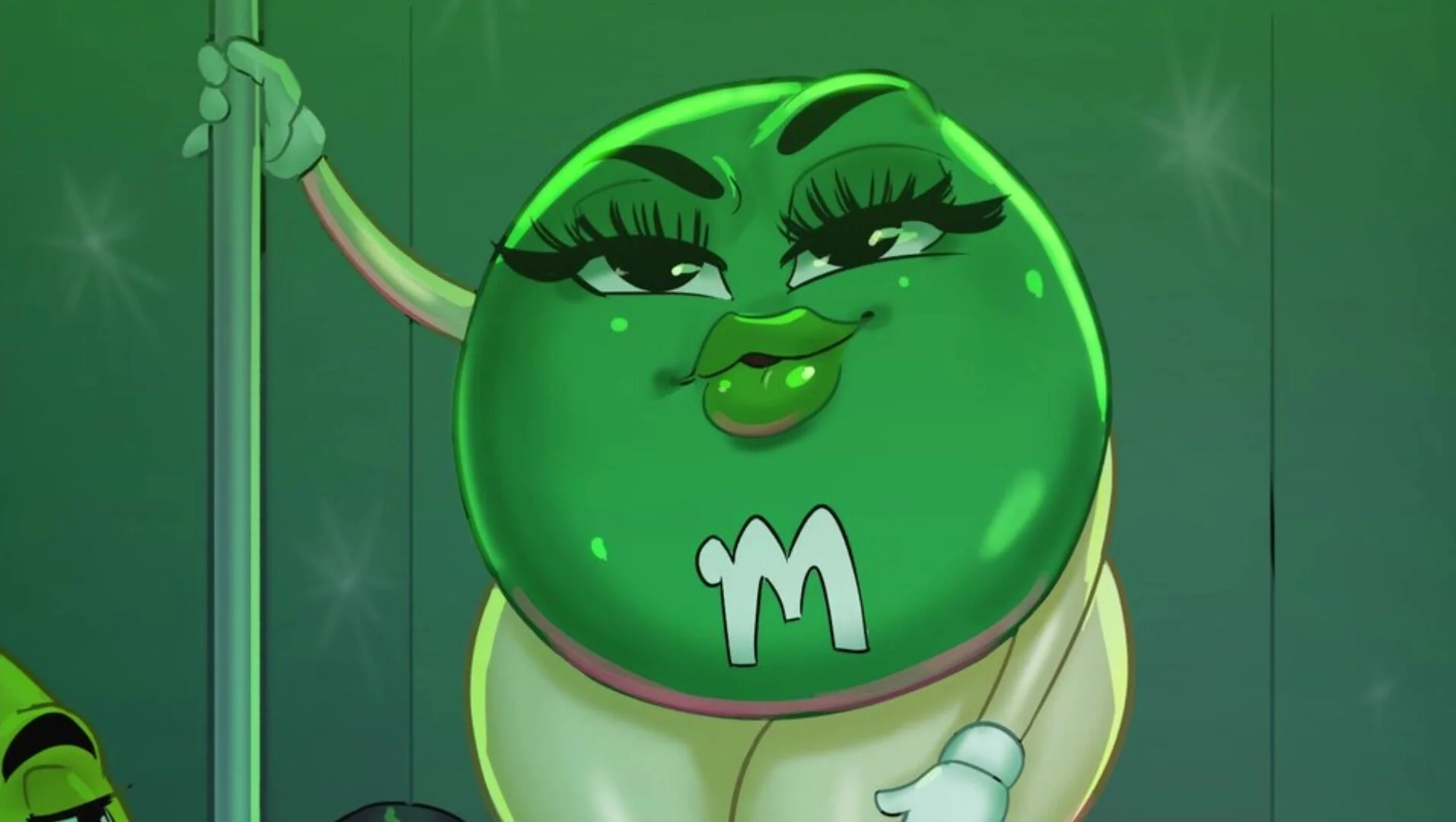 Sexy Green M&M - ThisVid.com