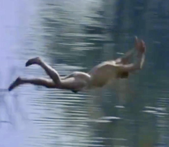 Lake dive skinny dip - woman in love (1969)