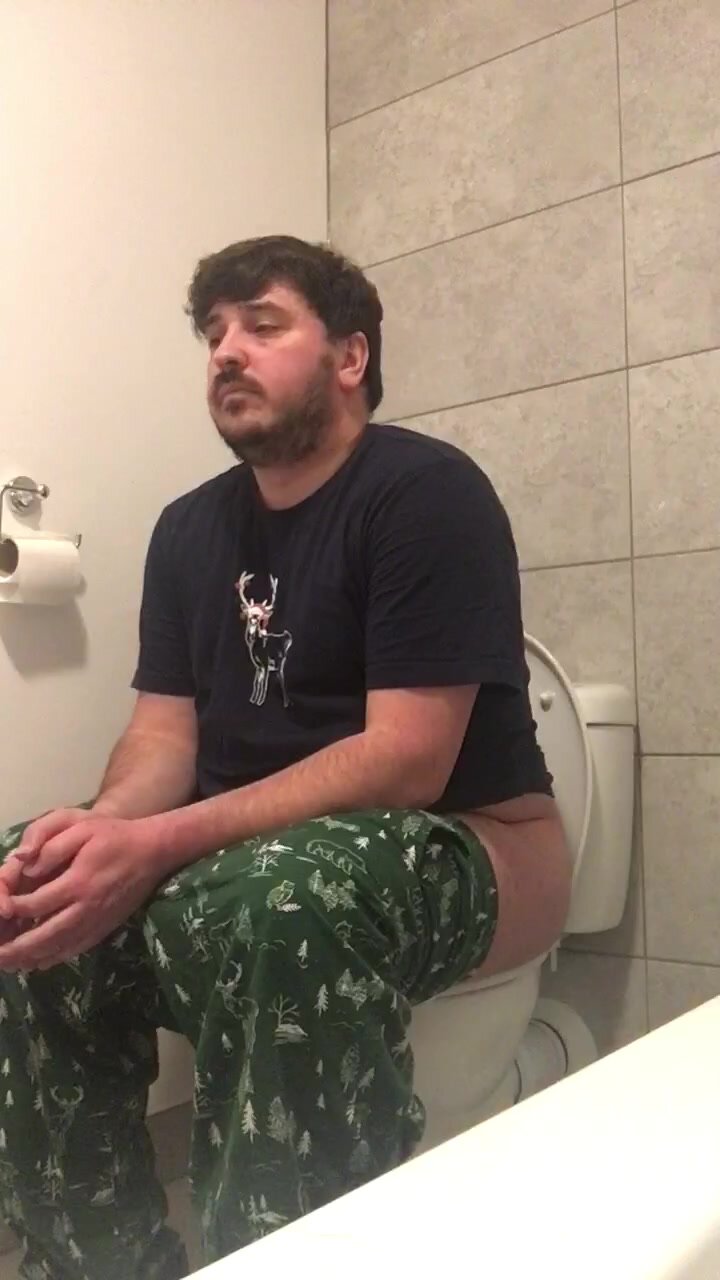 Trousers up pooping