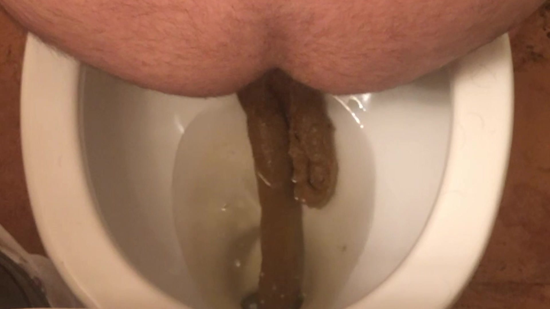 Pooping another big soft turd