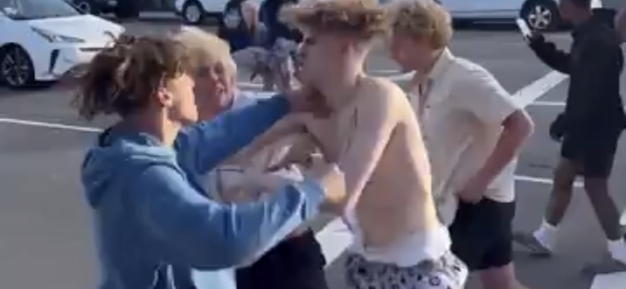 twink brawl breaks out as they “fight”