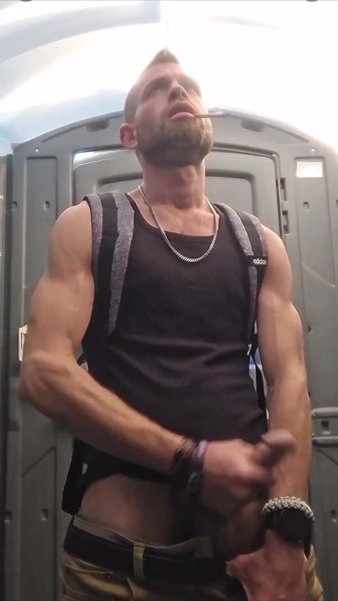 Sexy As Fuck White Thug Gets Off At Work Load!