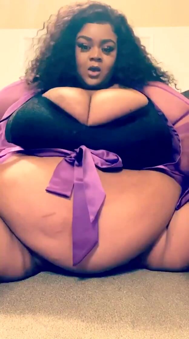SSBBW Ebony Kalisha Fat Tits Huge Belly