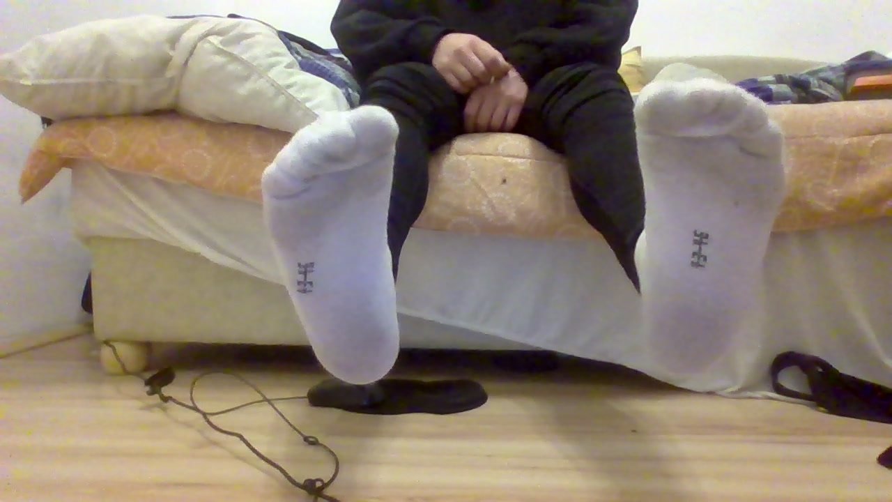 My feet in white socks✌️