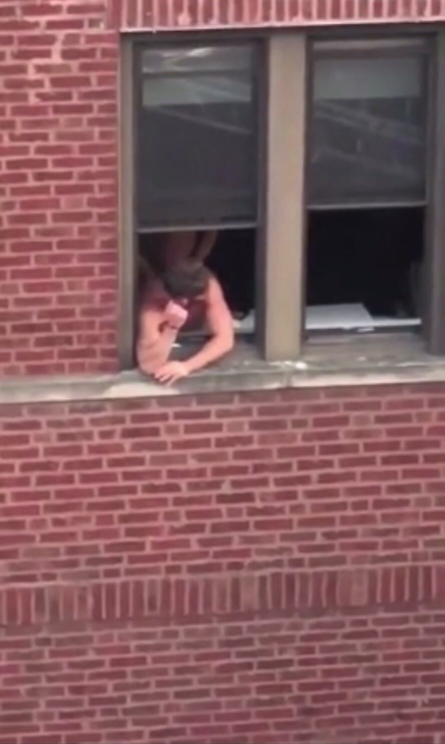 Caught fucking in window