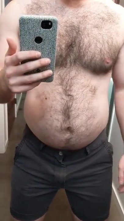 fat belly hairy