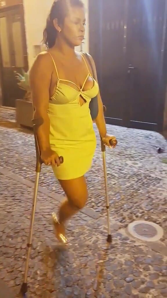 Sexy crutch walker
