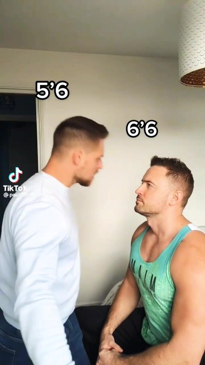 gay couple height difference