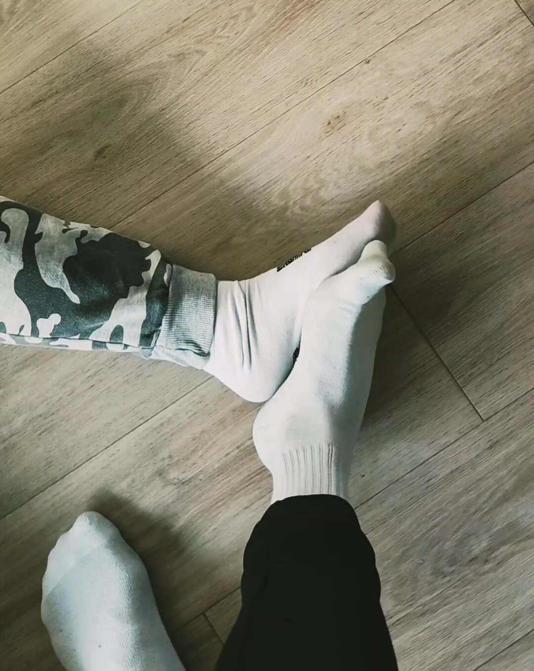Socks, footsie, foot play