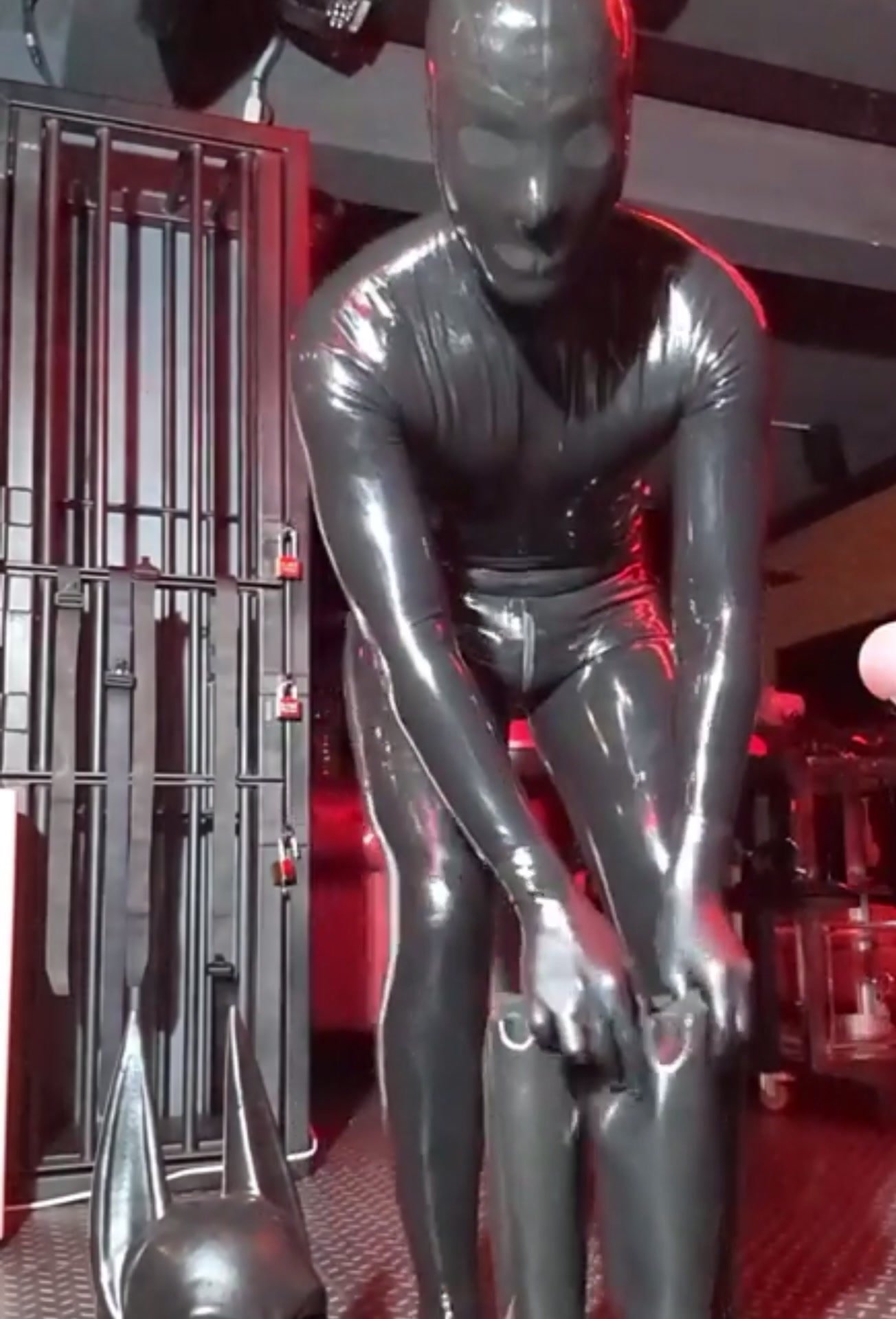 Boots and rubber suit
