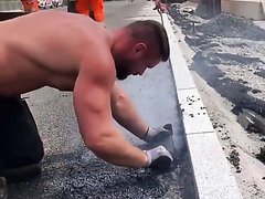 Incredibly hot workmen