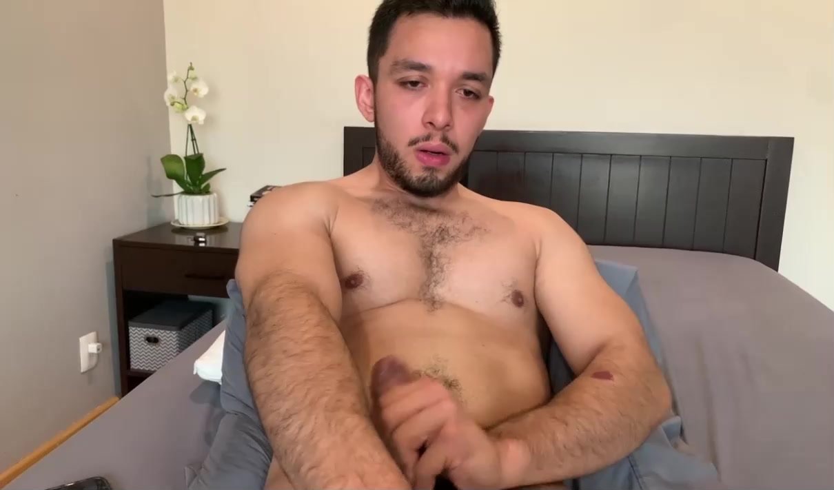 Uncut Guy Jerks One Out