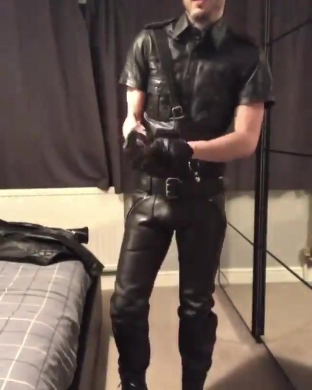 dress up in leather